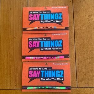 3 Friendship Bracelets. NWT